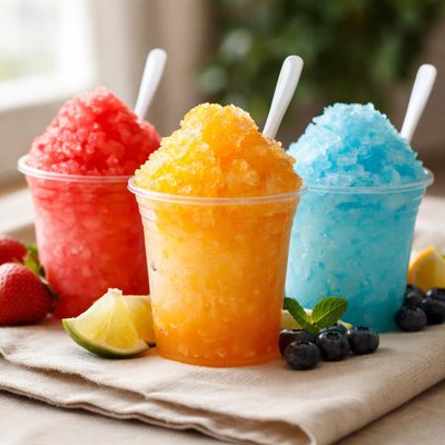 Flavored ice