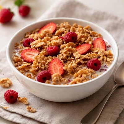 Flax plus red berry crunch cereal