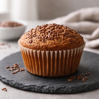 Flax seed muffin