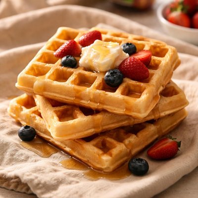 Fluffy waffles