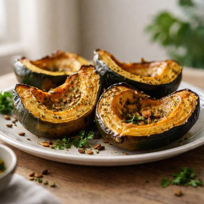 Foasted acorn squash
