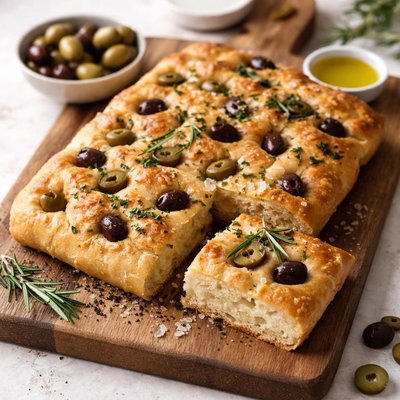 Focaccia alle olive