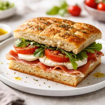 Focaccia sandwich