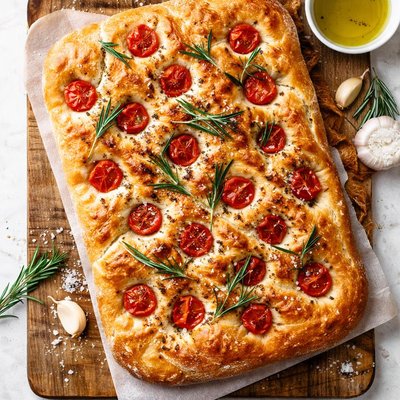 Focaccia with sourdough