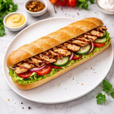 Foot long sub grilled chicken