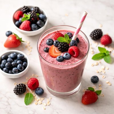 Forest fruit smoothie