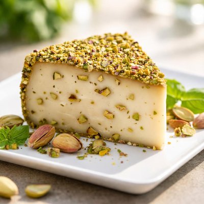 Formaggio pecano con pistachio