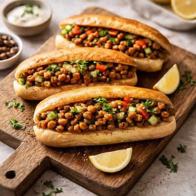 Foul medames sandwich