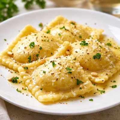 Four cheese ravioli