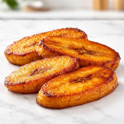 Four slices of plantain