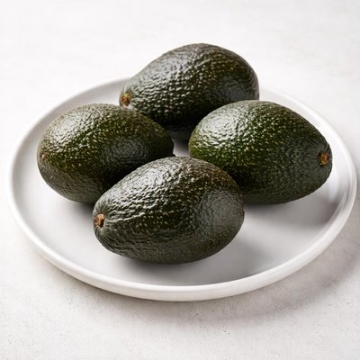 Four small avocados