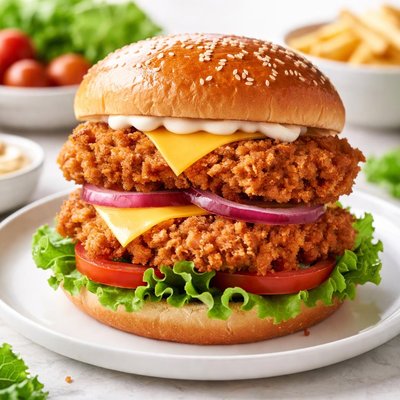 Frangos double fillet burger