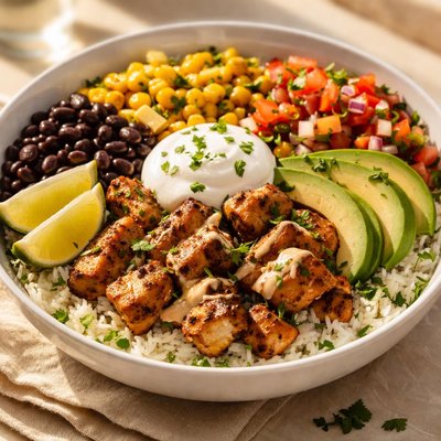 Frankley fresh chicken burrito bowl