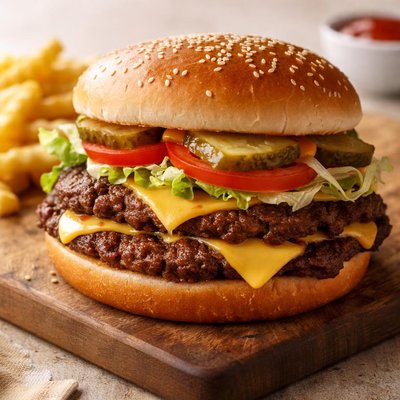 Freddys steakburger original double