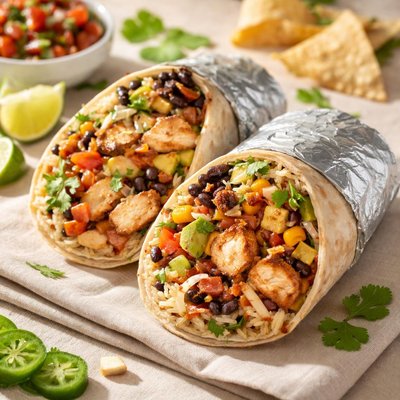 Freebirds half bird chicken burrito