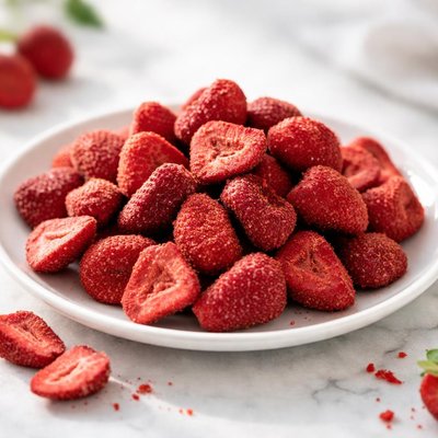 Freeze dried strawberries