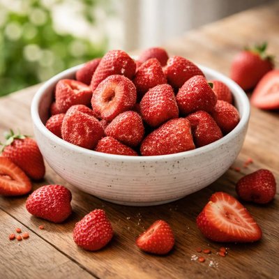 Freeze dried strawberry