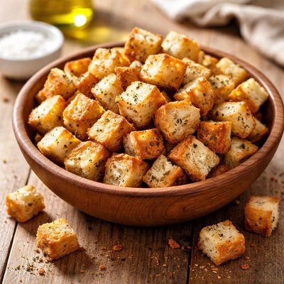 French bread croutons