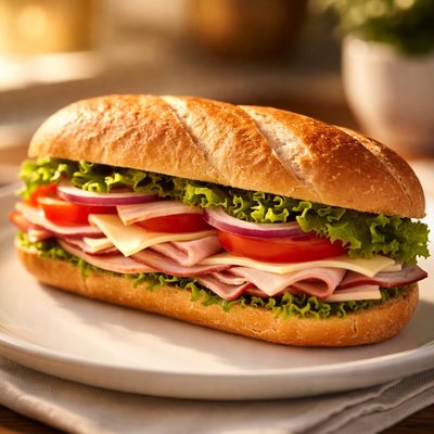 French bread sandwich