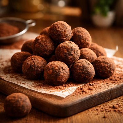 French chocolate truffle