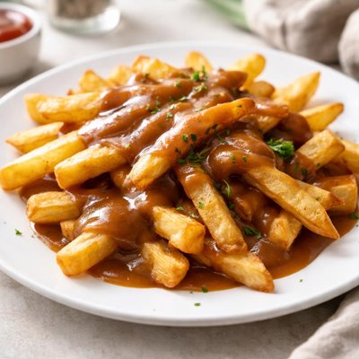 French fries with gravy