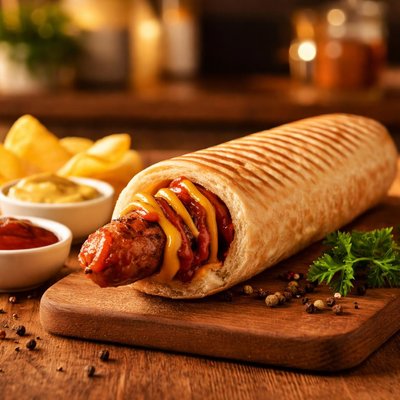 French hotdog kabanoss