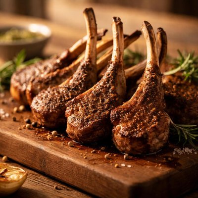 Frenched lamb cutlets