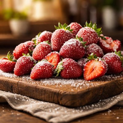Fresas con azucar