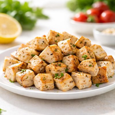 Fresh additions fully cooked chicken breast bites