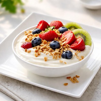 Fresh and fruity yoghurt