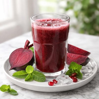 Fresh beetroot juice
