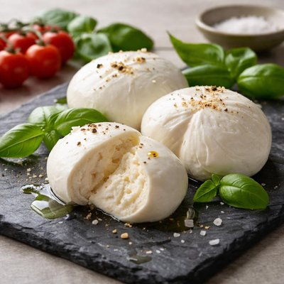 Fresh buffalo mozzarella