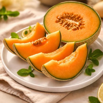 Fresh cantaloupe