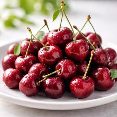Fresh cherries