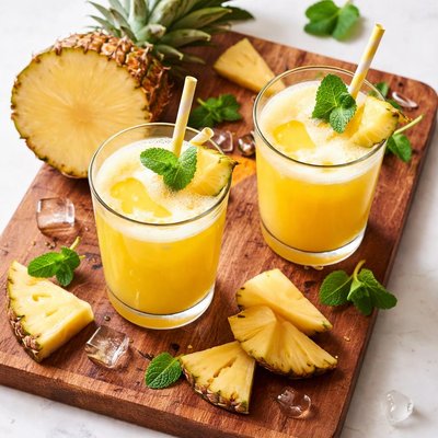 Fresh pinapple juice