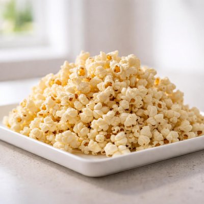 Fresh popped popcorn