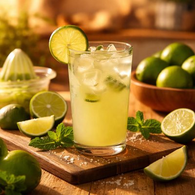 Fresh pressed lime juice