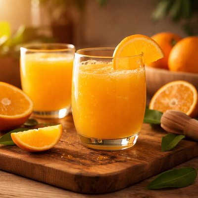 Fresh pressed orange juice