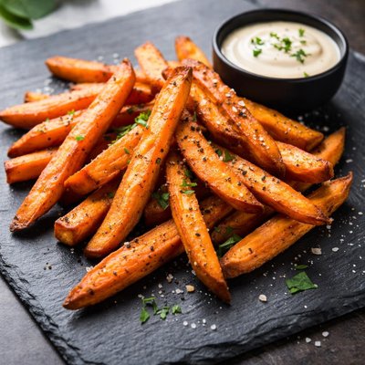 Fresh sweet potato fries