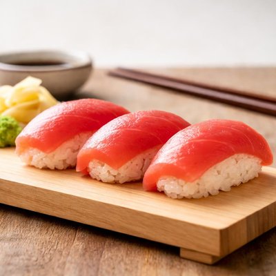 Fresh tuna nigiri