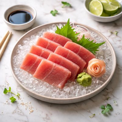 Fresh tuna sashimi