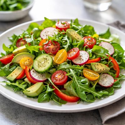 Fresh vegetable salad