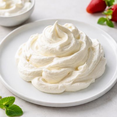 Fresh whipped cream