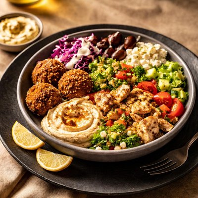 Freshii mezze delight bowl