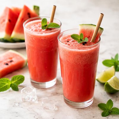 Freshpressed watermelon juice