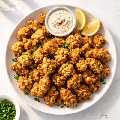 Fried alligator bites