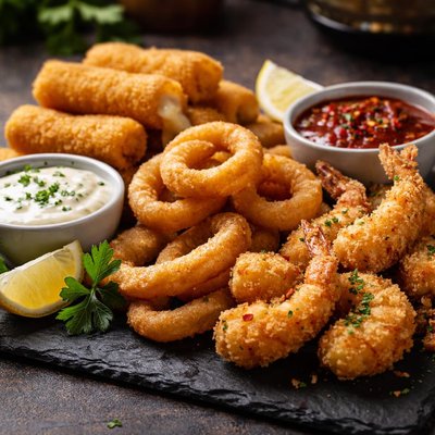 Fried appetizers