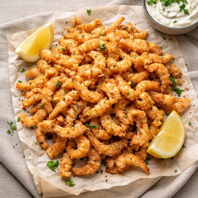 Fried baby shrimp