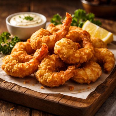 Fried battered shrimp