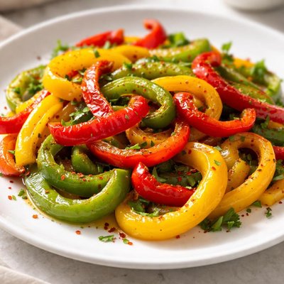 Fried bell pepper